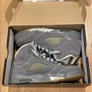 Jordan Wolfgray 5 Size 6Y